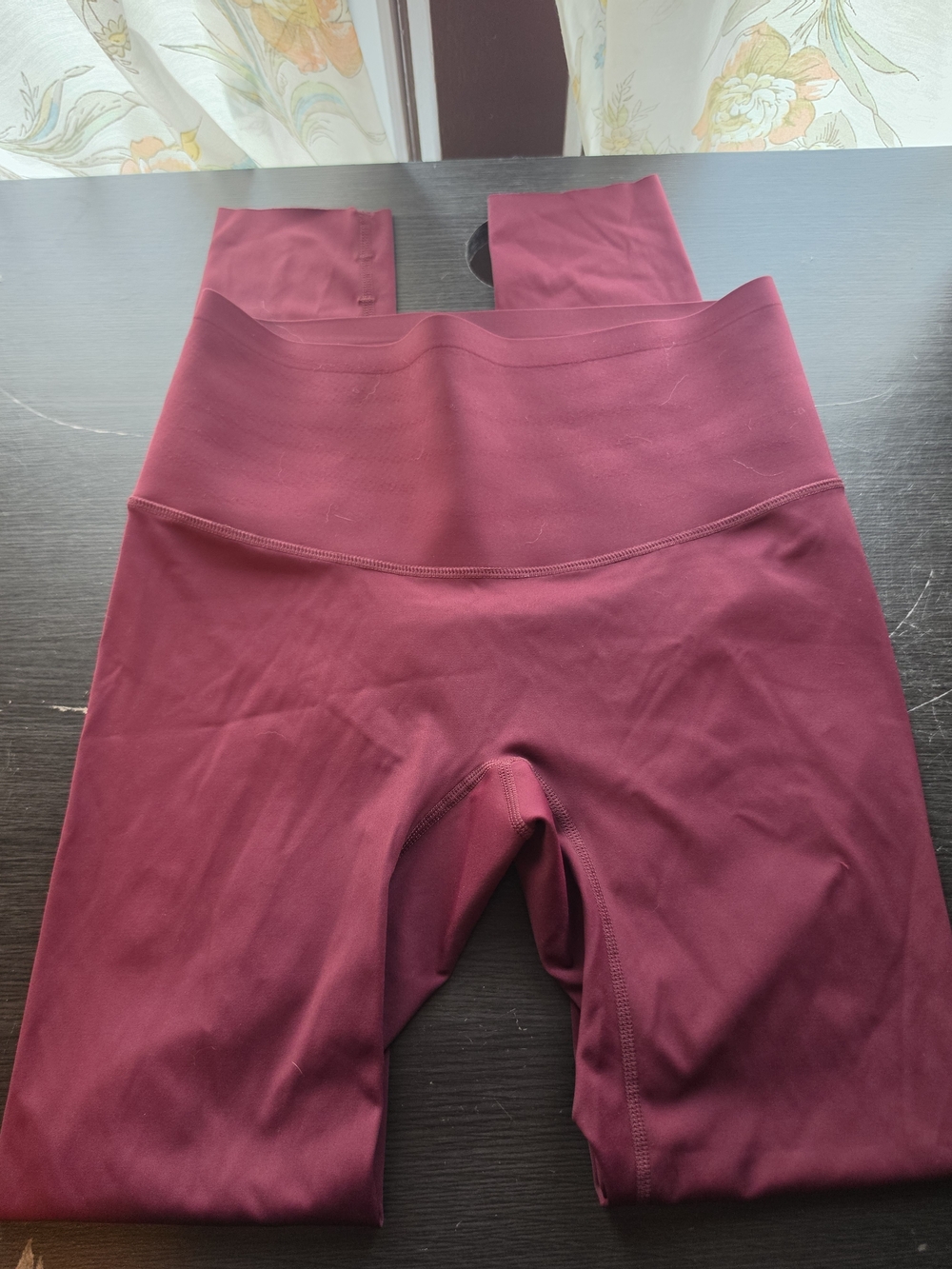 Maroon Active Leggings - Picture 3 of 4